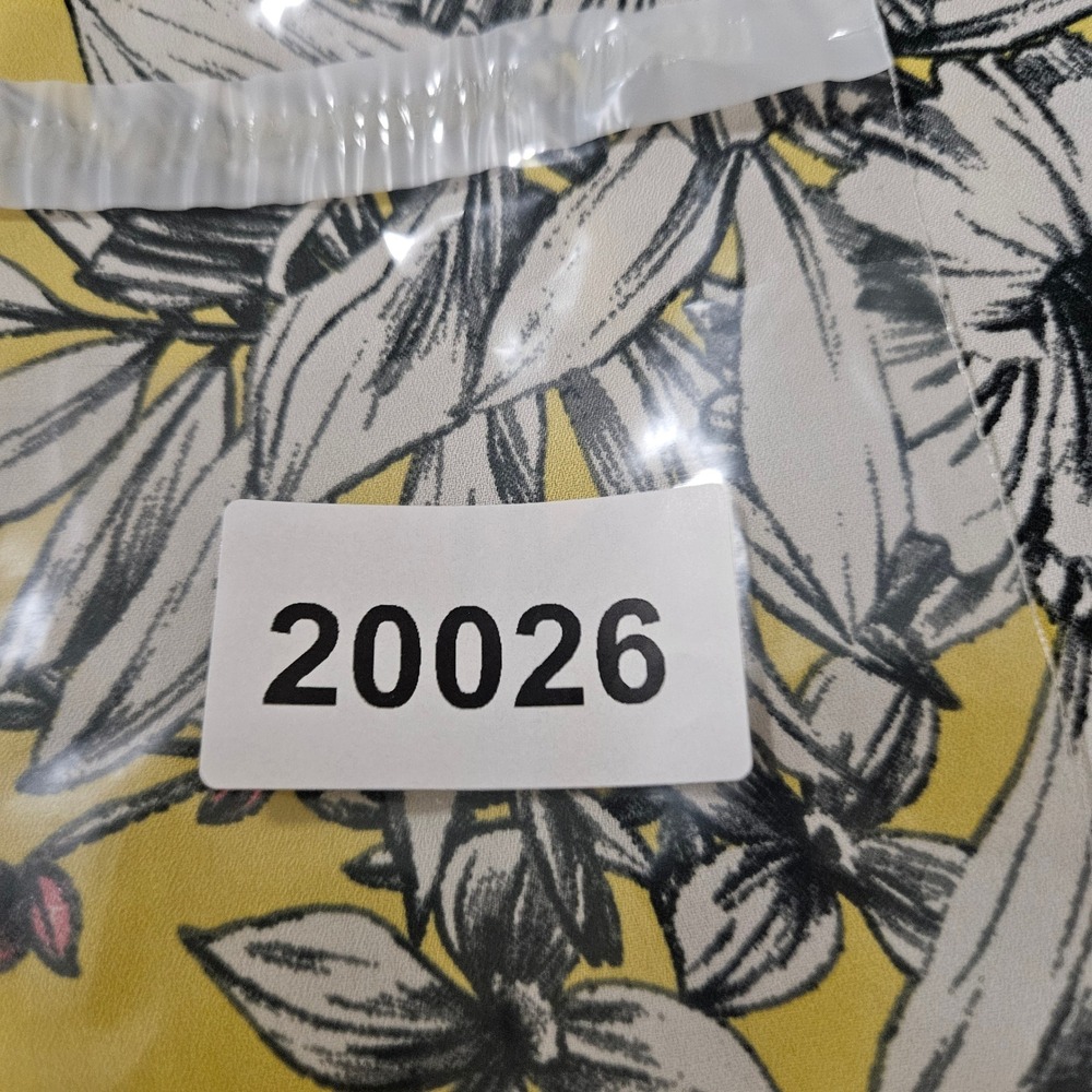 Vero Moda VMSatina Pants Yellow Floral Wide Leg Side Stripe New Size M‎ - Picture 15 of 15